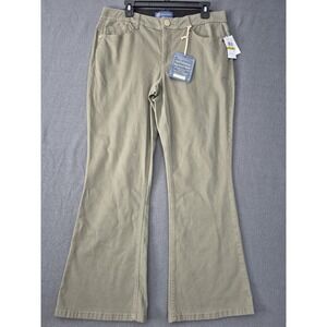 Democracy Ab-Solution Itty Bitty Boot Olive 14P High Rise Booty Lift Jeans NWT